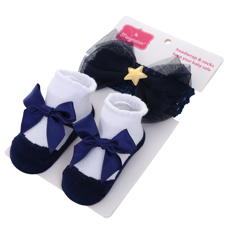 New Polka Dot Three-dimensional Hair Ball Flip Up Children's Socks