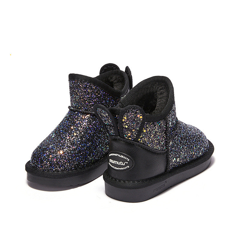 Children's Short Boots Baby  Snow Cotton  Winter Shoes