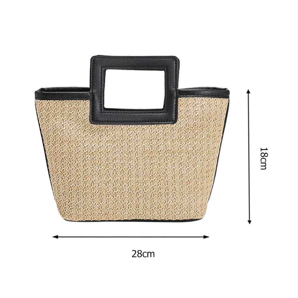 Women's Trendy Straw Bag With Large Capacity