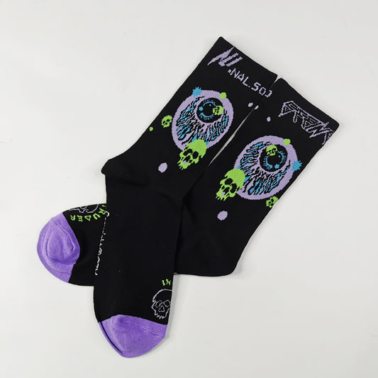Trend In Tube Socks Street Skateboard Cartoon Cotton