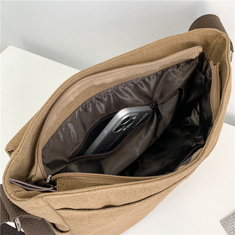 Fashion Personality College Style Canvas Male