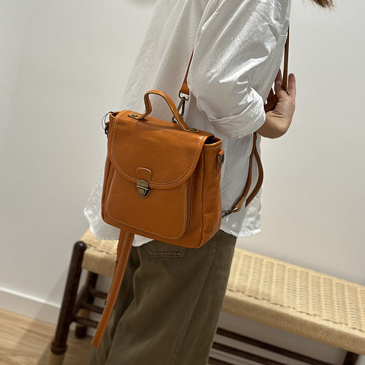 Leather Backpack Women's Small Backpack Sophisticated Type
