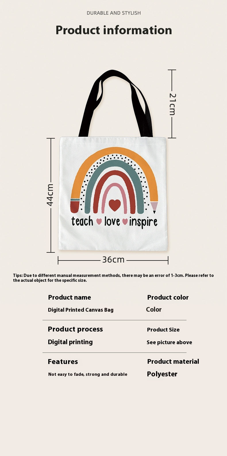Female Printed Canvas Handbag