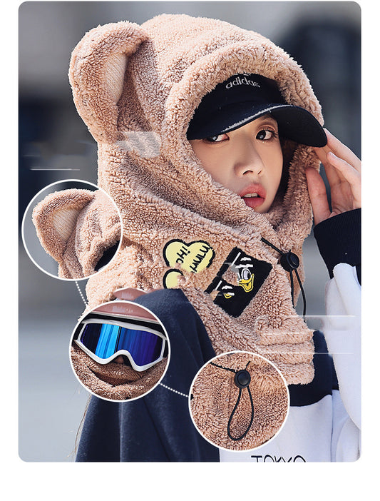 Women's Outdoor Thermal Cycling Scarf And Mask Integrated
