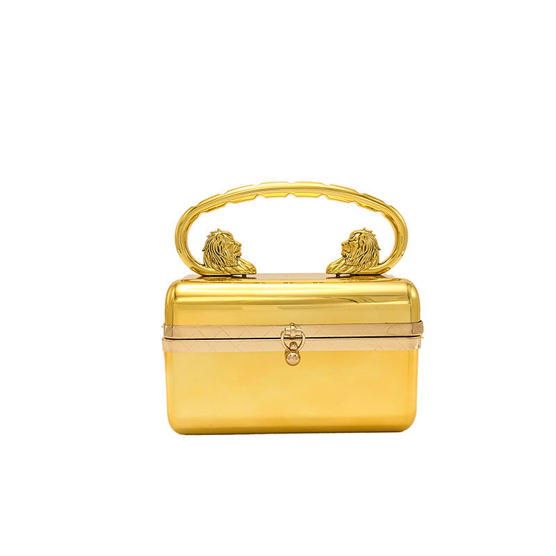 Akryl Crossbody-taske til kvinder med skinnende overflade