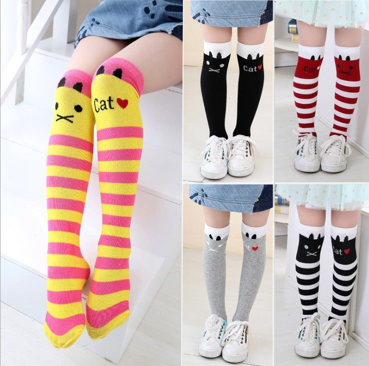 Middle Tube Baby Overknee Long Boot Girls High Tube Students' Socks