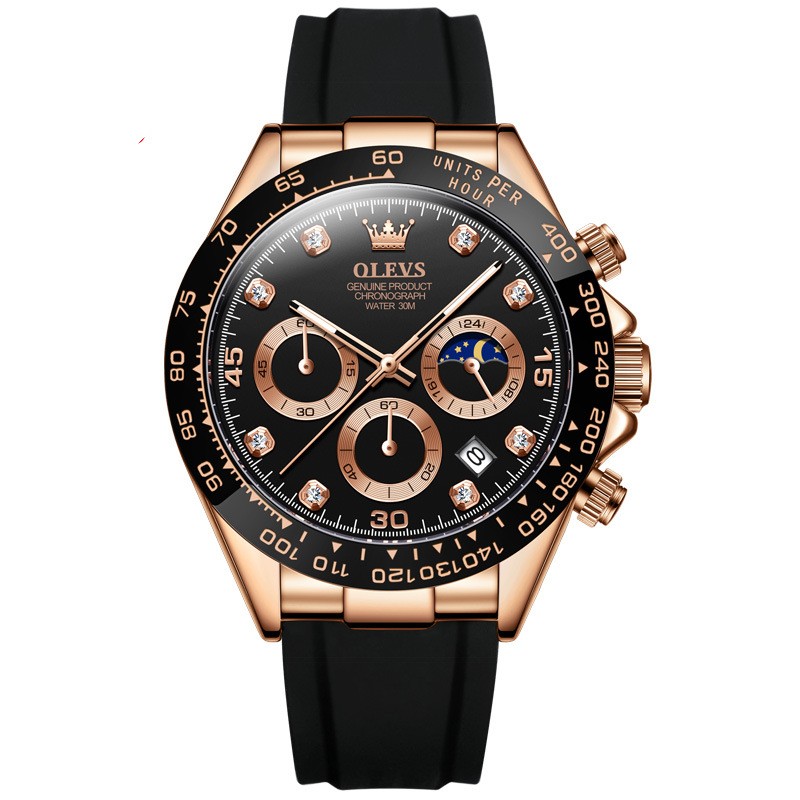 Multi-Function Sports Timing Quartz Men