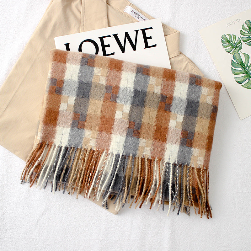 Fashion Imitation Cashmere Warm And Sunscreen Scarf