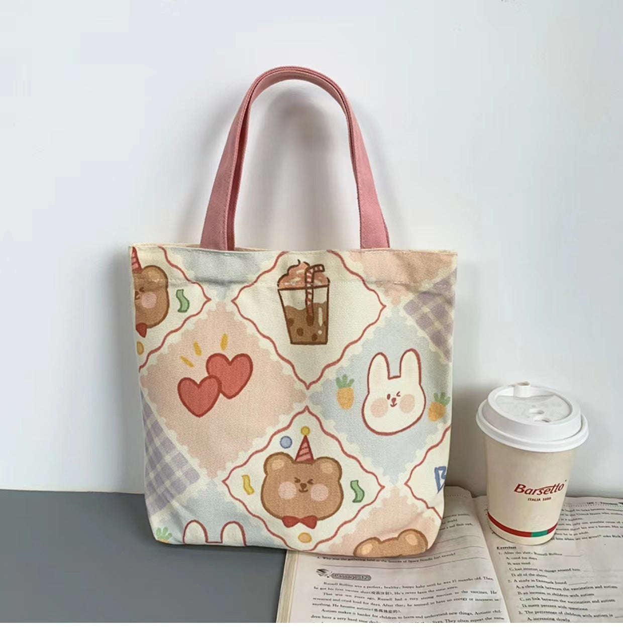 Cartoon Japanese Canvas Bag Tutorial Small Size