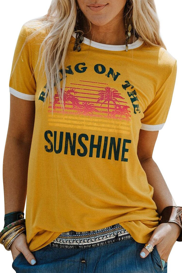 European And American Hip-hop Digital 3D Printing Women's Sports T-shirt