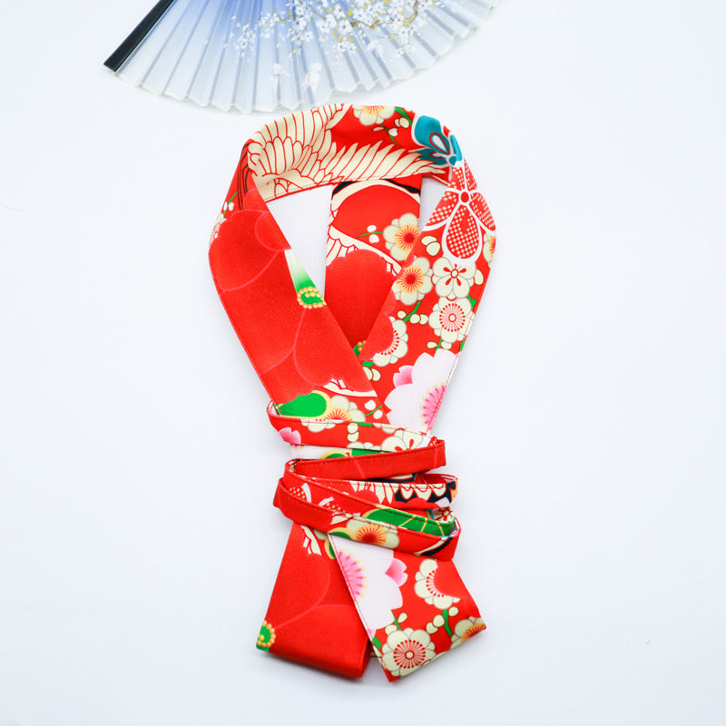 Kimono Accessories Have A Good Bow And Radian Collar