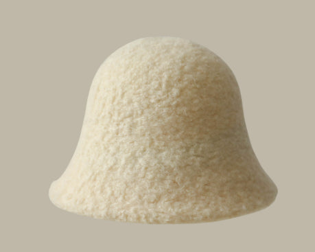 Face Slimming Bucket Hat Warm Knitted Hat Beret
