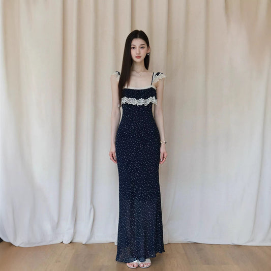 Floral Slip Beach Vacation Style Elegant Maxi Dress