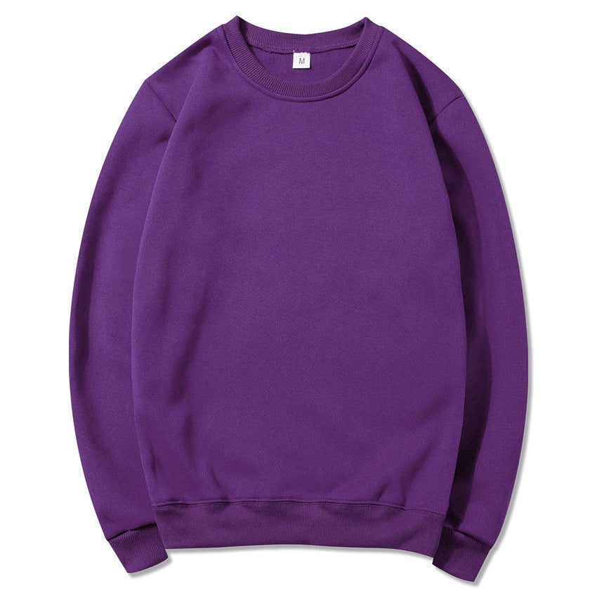 Mænds afslappede sweatshirt med rund hals