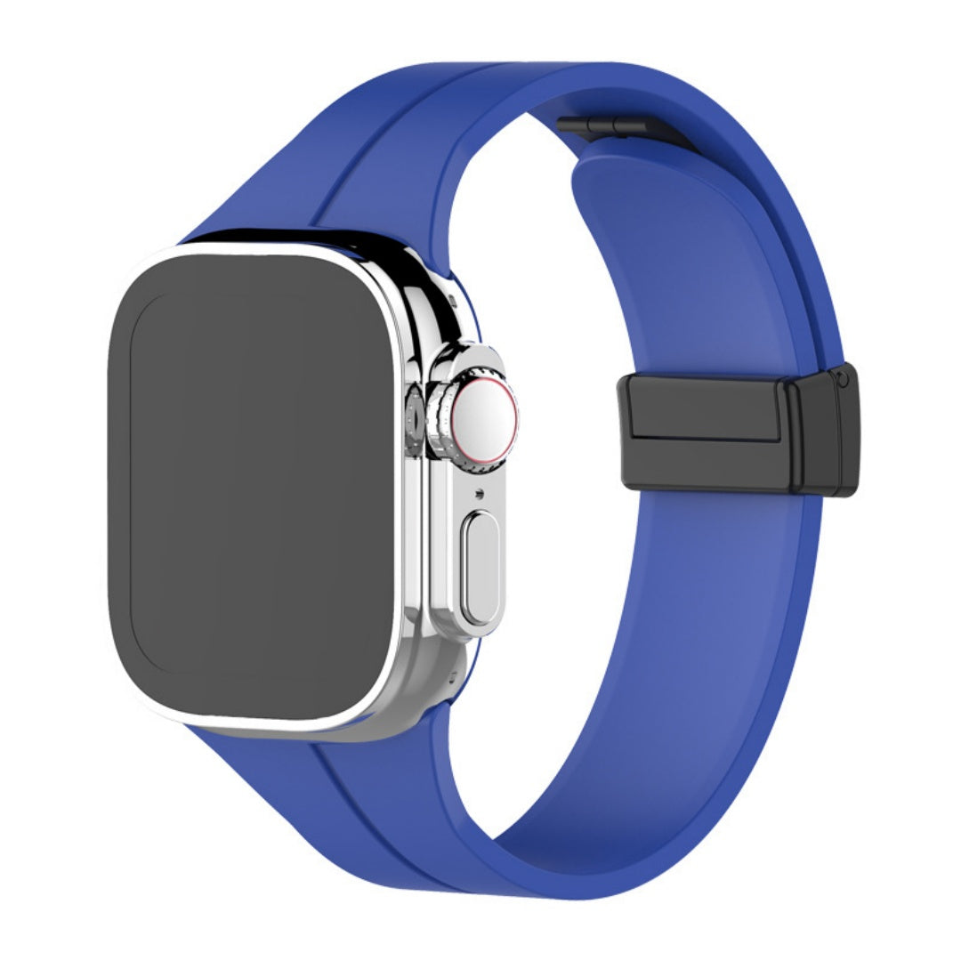 Folding Buckle Strap Sports Silicone Butterfly Buckle Strap