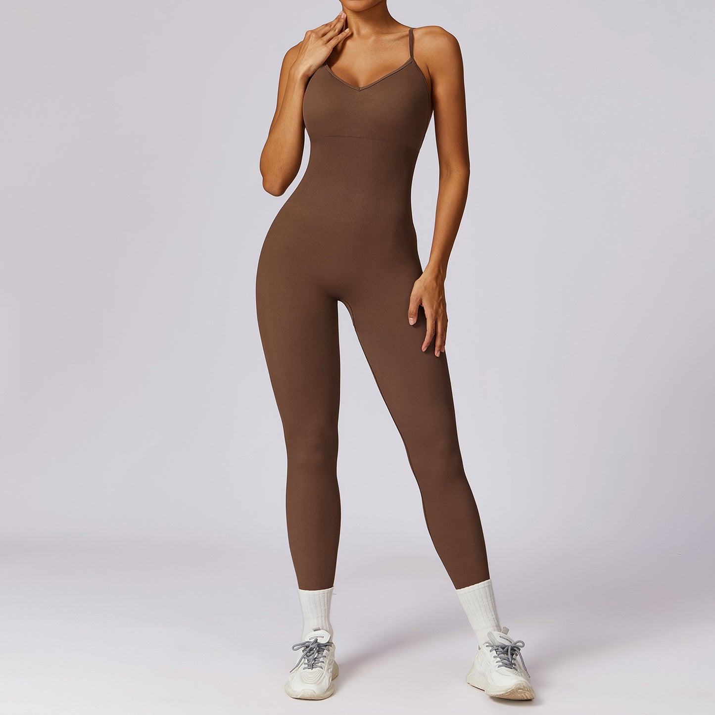 Women's Fashion Sports Tight Jumpsuit