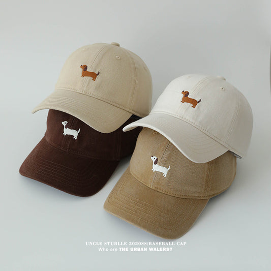 Brim Face-looking Small Peak Cap Hat