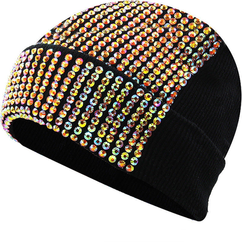New Diamond Solid Color Handmade Wool Hat