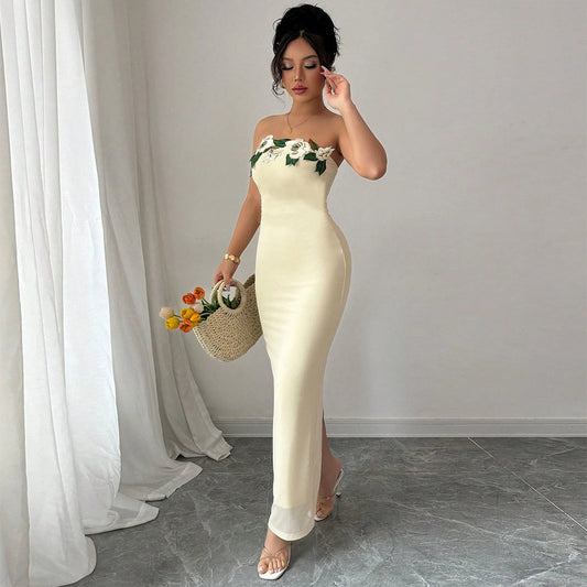 Elegant Backless Tube Dress For Women
