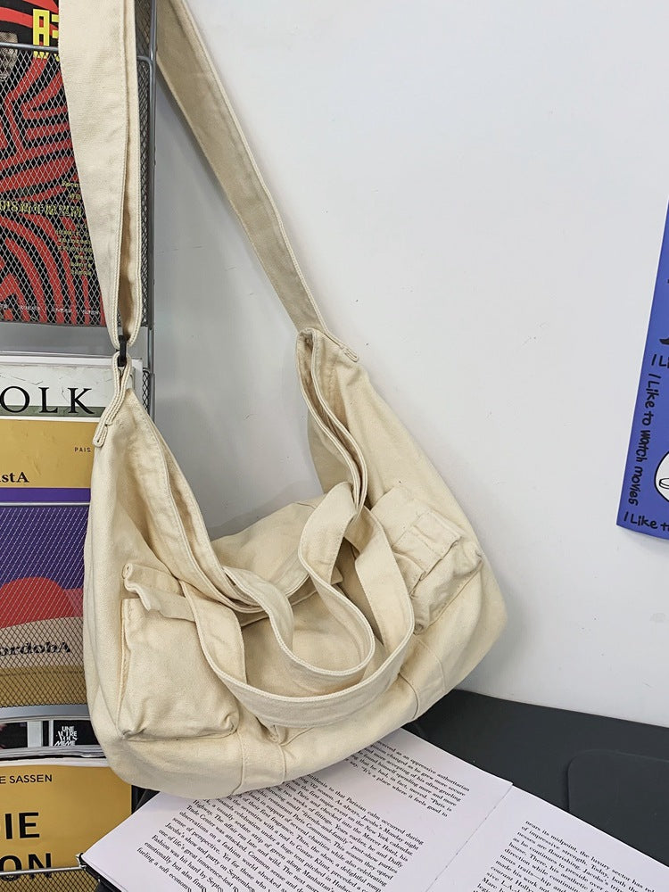 Canvas Women's Simple Fashion Single Shoulder Canvas Bag