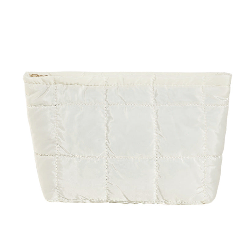 Simple All-match Plaid Embroidery Thread Clutch