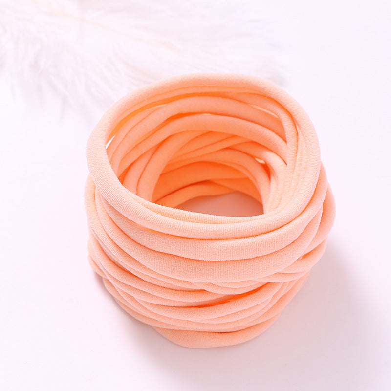 European And American INS Seamless Nylon Fine Hair Band Children's Hair Ring Handmade DIY Baby Headband