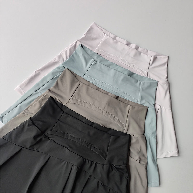 High Top Sports Short Skirt Anti-exposure Shorts With Lining
