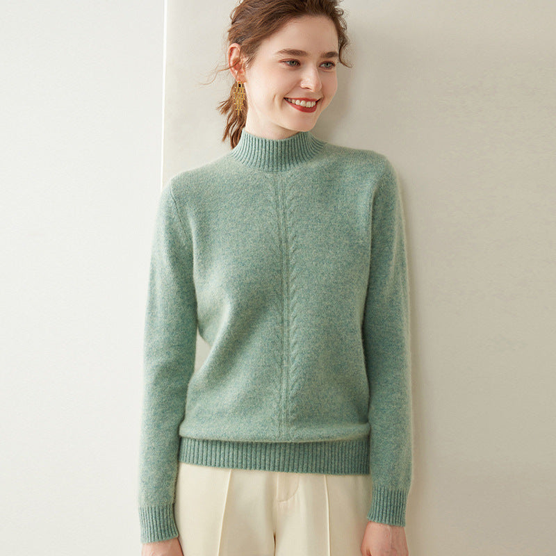Cashmere Knitted Bottoming Shirt