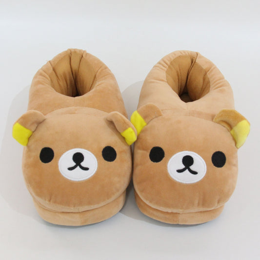 Full Heel Wrap Home Indoor Couple Female Thermal Cotton Slippers