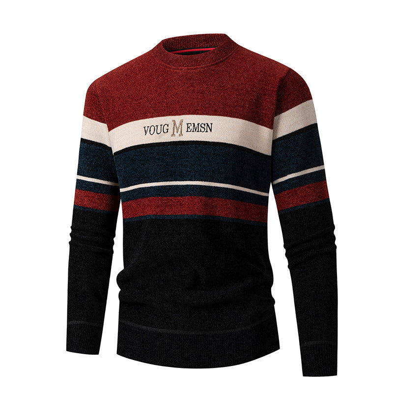 Men's Casual Knitted Fleece Padded Coat Top