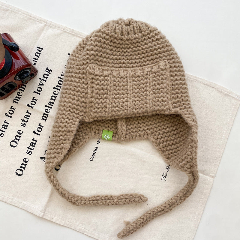 Ear CapWomen's Knitting Wool Hat Cute