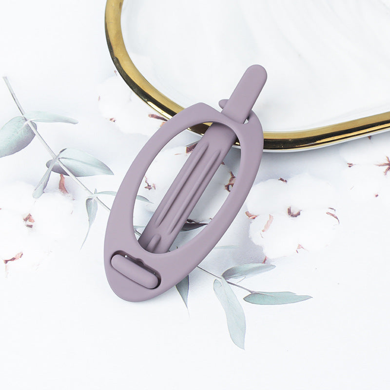 Simple Retro Hair Band Oval Barrettes