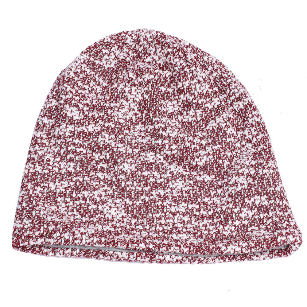 New Knitted Pullover Mixed Color Breathable Fashion Toe Hat