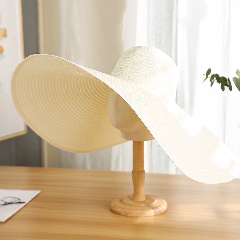 Women's Casual Large Brim Light Board Sunshade Hat