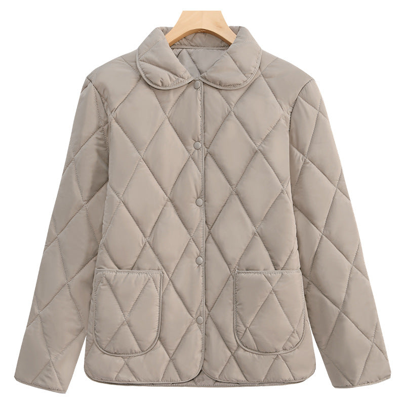 Women's Loose-fitting Lightweight Thin Coat Cotton-padded Jacket