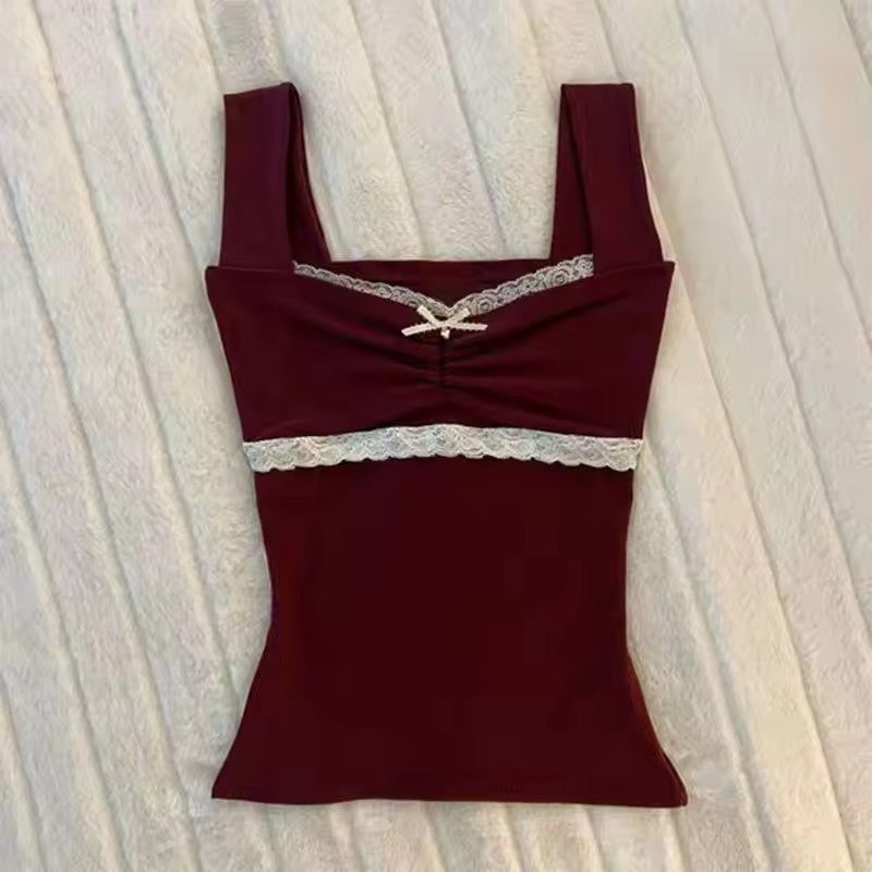 Harajuku Hot Girl Blonde Y2g Retro Letmatchende Vest