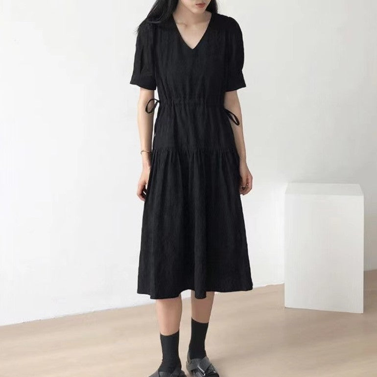 Loose Black Dress With A Premium Feel