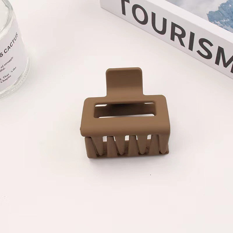 Square Matte Rubber Paint Hairpin Female