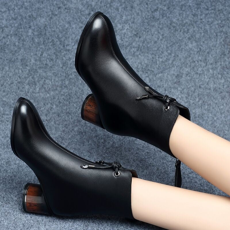Winter New Style Korean Mother Boots Black Fashion Women's Boots