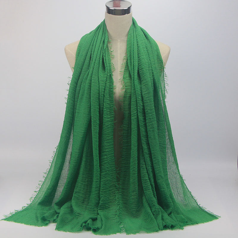 Fashion Vacuum Women's Scarf Cotton Linen Headscarf