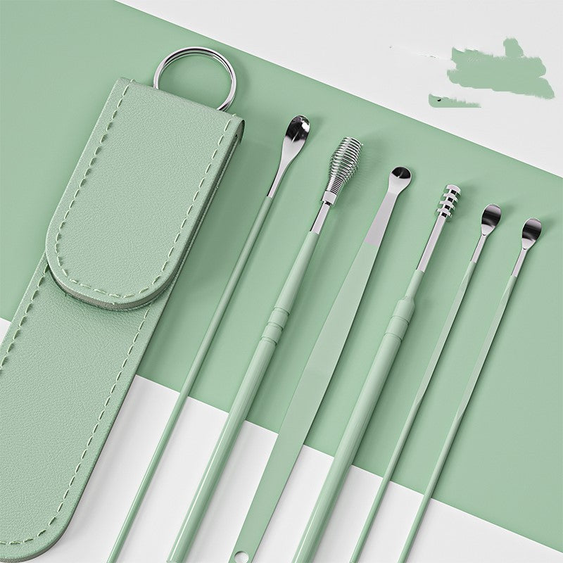 Earpick Set Fantastic Ear Picker Spiral Professional Buckle Earwax Household