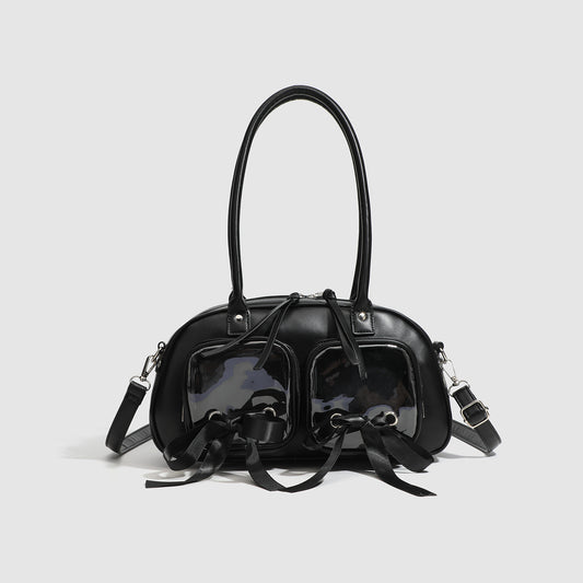 Bowknot Underarm Bag Portable Shoulder Bowling Pillow Bag