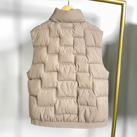 Stylish And Lightweight Design Sense Silk Line Thermal Vest