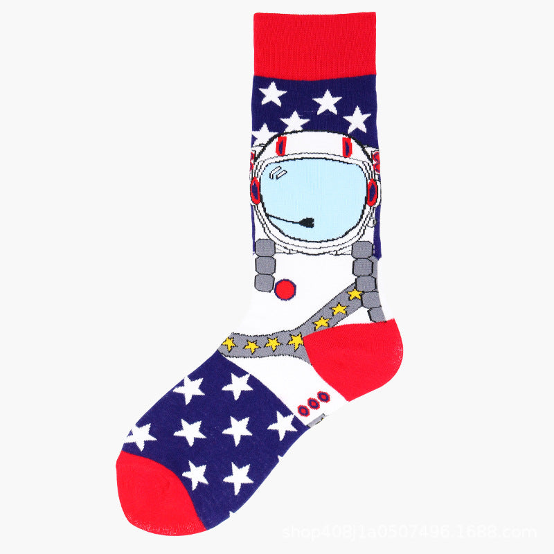 Mid-calf For Fall And Winter Long Cotton Socks