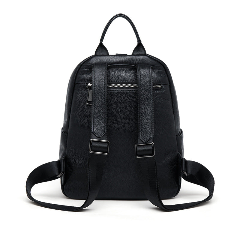 Anti-Theft First Layer Leather Backpackage Women's Large Capacity