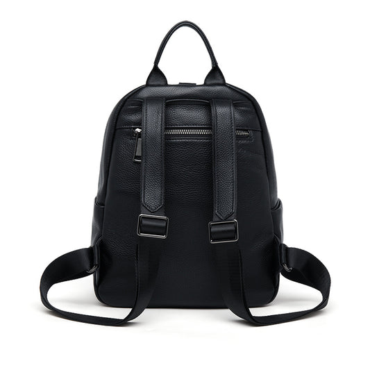 Anti-Theft First Layer Leather Backpackage Women's Large Capacity