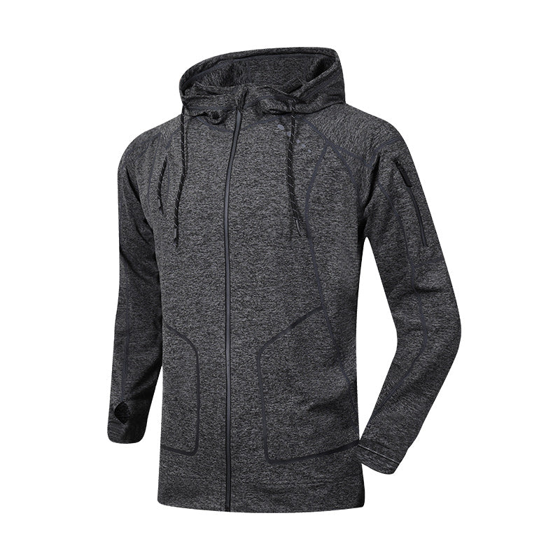 Morning Running Equipment Running Training Clothes Hooded Coat