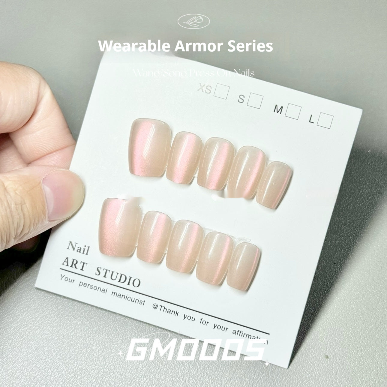 Peach Blossom Aurora Color-changing Cat's Eye Ins Internet Celebrity Wear Armor