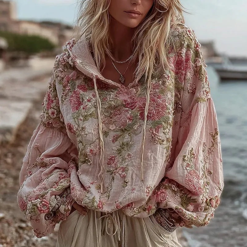 Dame Hættetrøje Langærmet Pullover Løs Casual Top