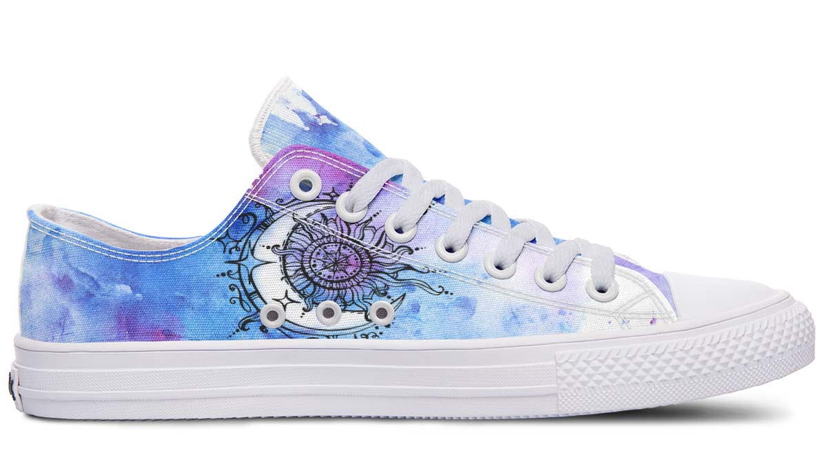 Fashion Print Couple Low-Top Canvas Shoes